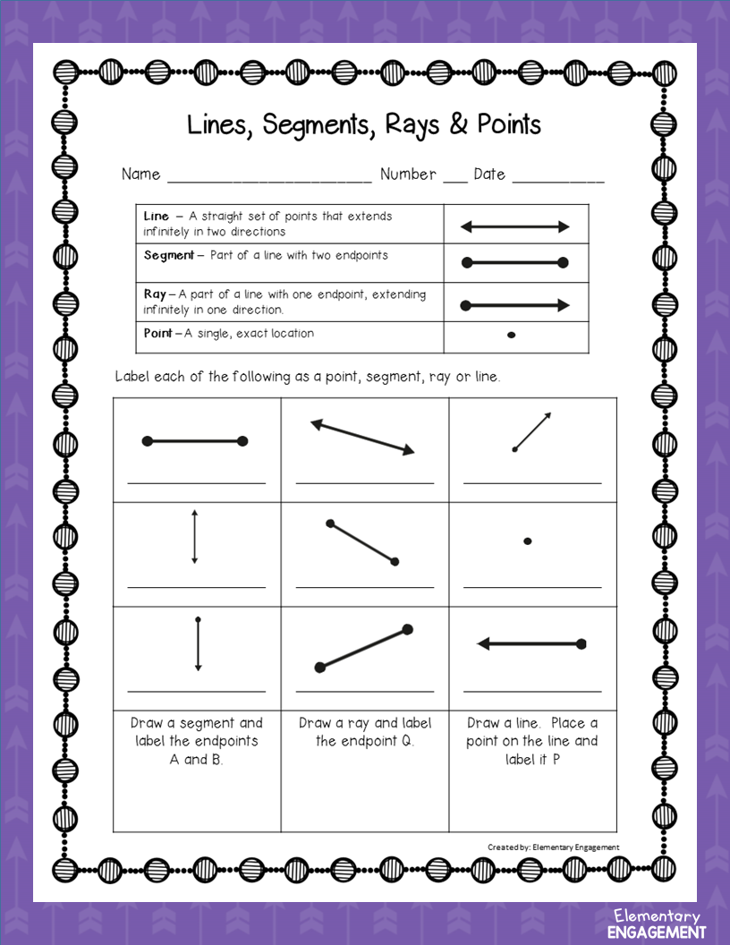 This free worksheet offers great practice with geometry concepts.