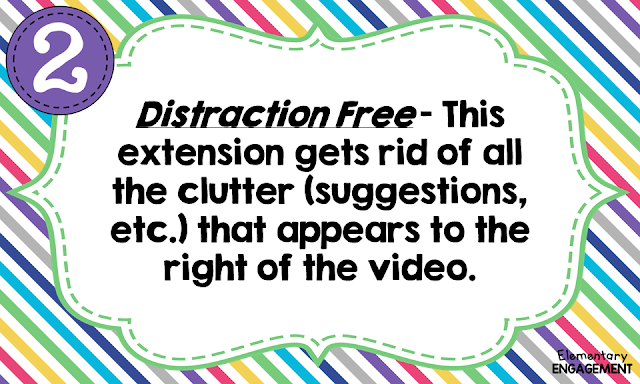Distraction Free Extension clears up the clutter on YouTube.