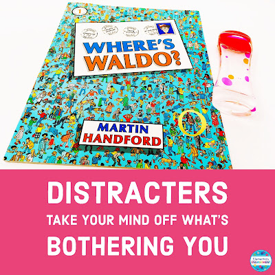 Distracters to add to a calm down bin