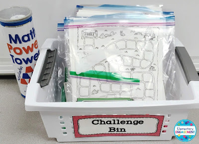 This post includes great suggestions and some free downloads for creating a challenge bin that keeps your higher math students motivated.