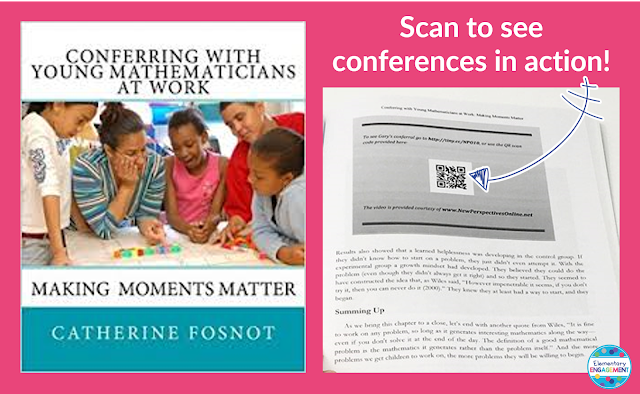 An awesome mentor text for math conferences - includes links to videos with conferences in action