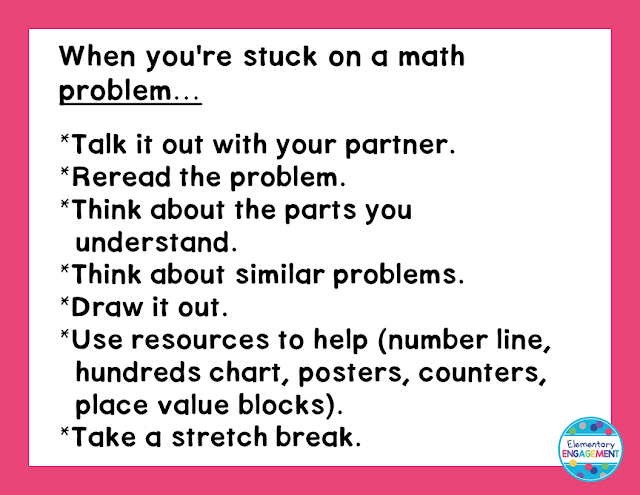 Strategies for moving forward when students are stuck on a math problem