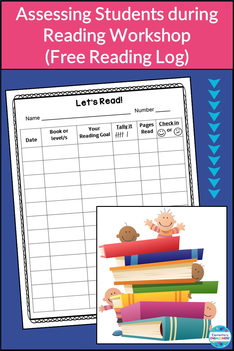 How to use reading logs to help plan for reading conferences (link to free log included).