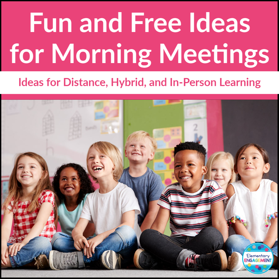 Great ideas for Morning Meetings, and they are free!