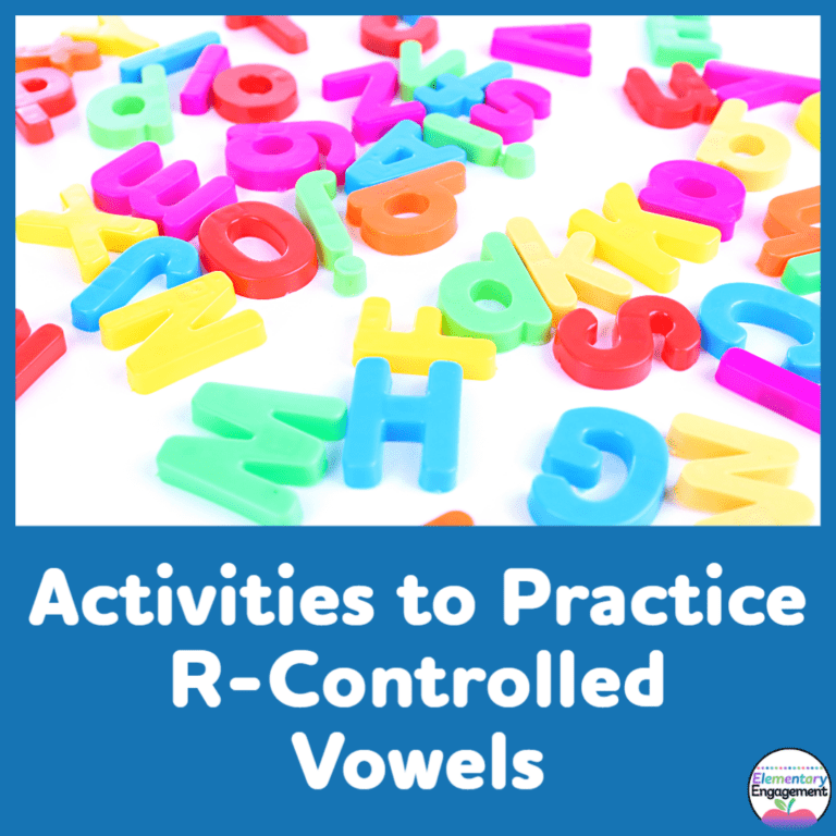 R-controlled vowel syllables activities, games, and worksheets